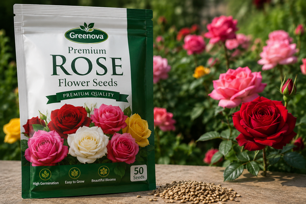 Premium Rose Flower Seeds – Easy to Grow Garden Flower Seeds