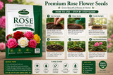 Premium Rose Flower Seeds – Easy to Grow Garden Flower Seeds